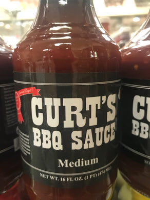 Curt's BBQ Sauce  16oz