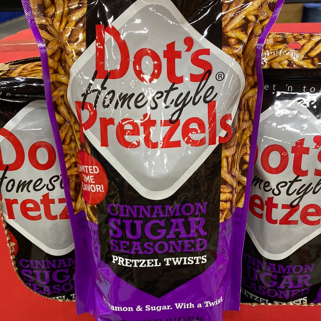 Dot’s Cinnamon Sugar Pretzels